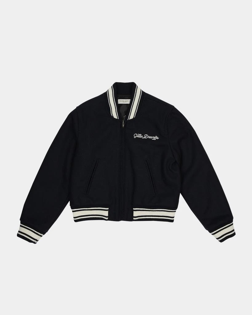 Golden Goose Girl
s Golden Dreamers Embroidered Bomber Jacket, Size 4-10