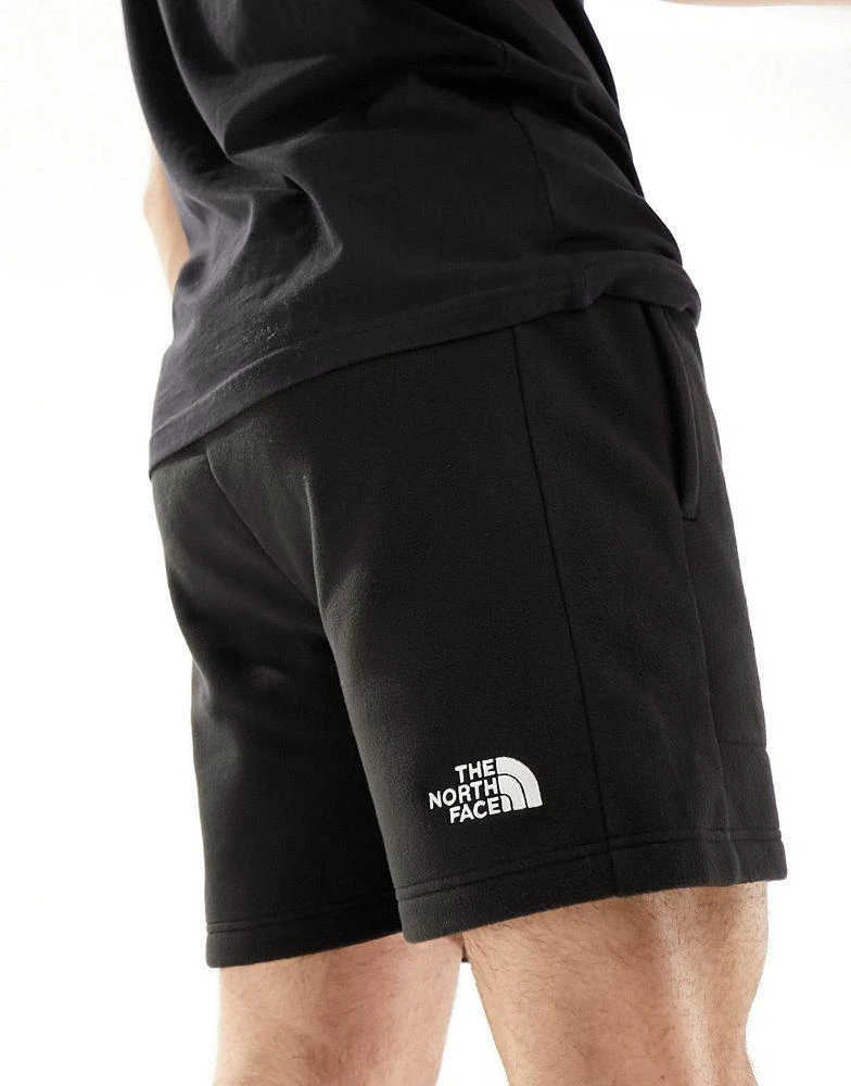 The North Face The North Face Glacier fleece shorts in black Exclusive at ASOS 4