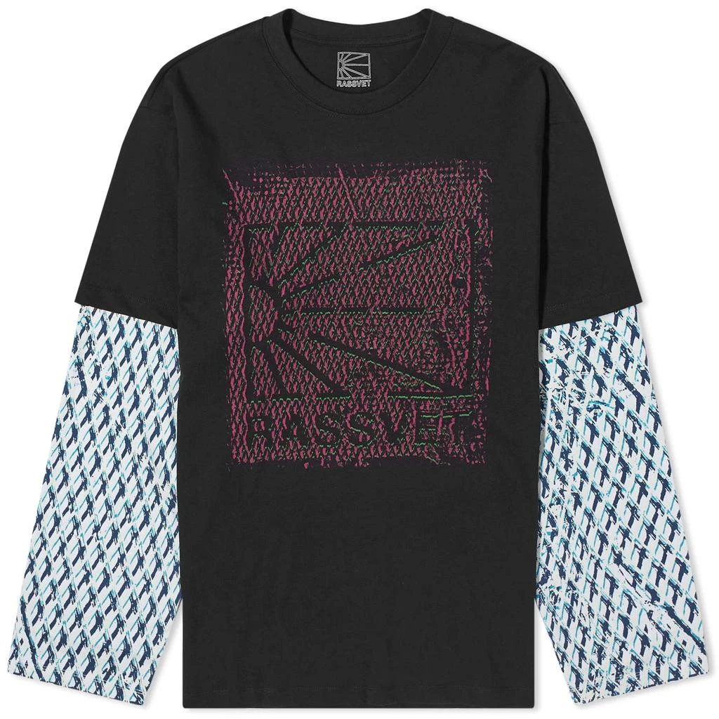 PACCBET RASSVET Mesh Camo Long Sleeve T-Shirt 1
