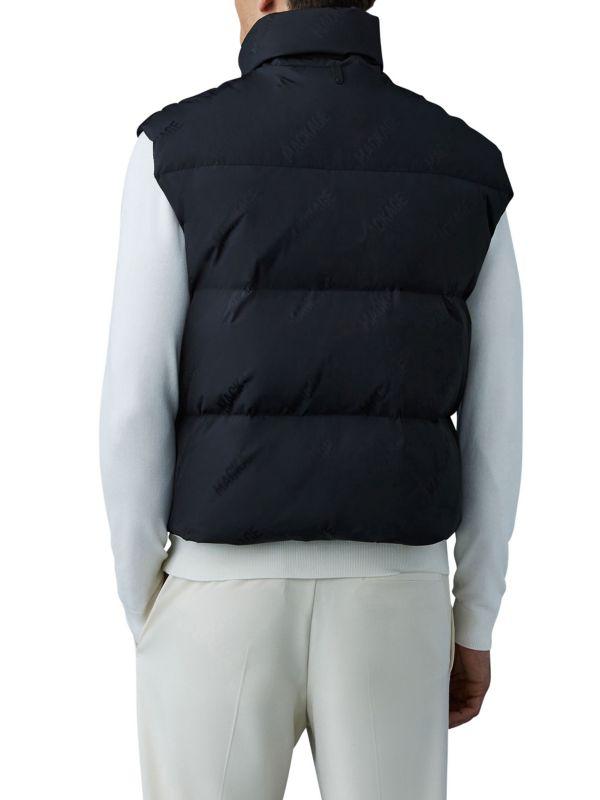 Mackage Larry Jacquard Logo Down Vest