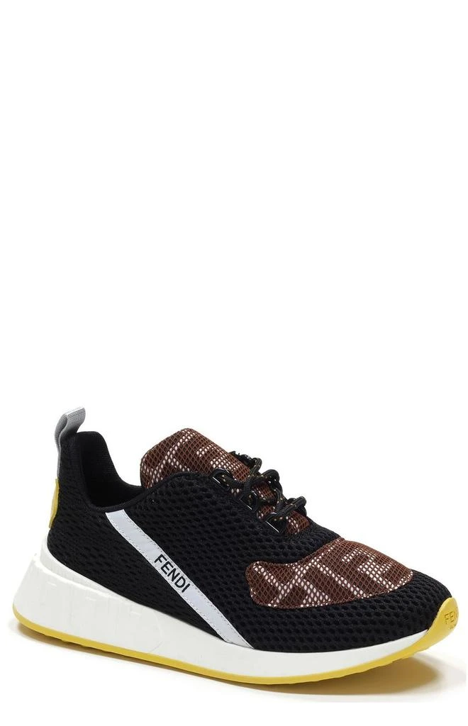 Fendi Kids Fendi Logo Mesh Sneakers Fendi Kids Mesh FF Logo