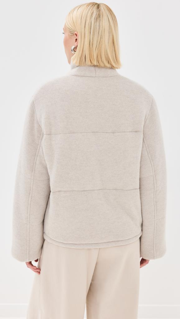 Le Kasha Prague Short Puffer Cashmere Bomber
