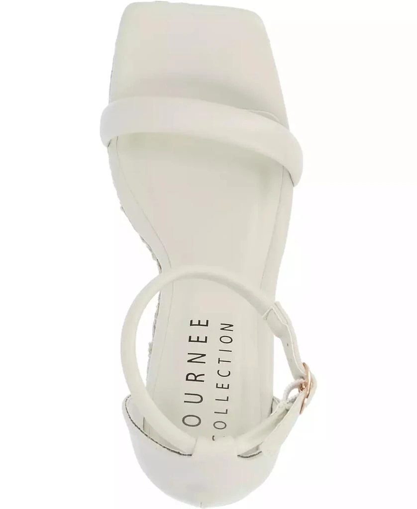 Journee Collection Women's Olesia Platform Wedge Sandals 4