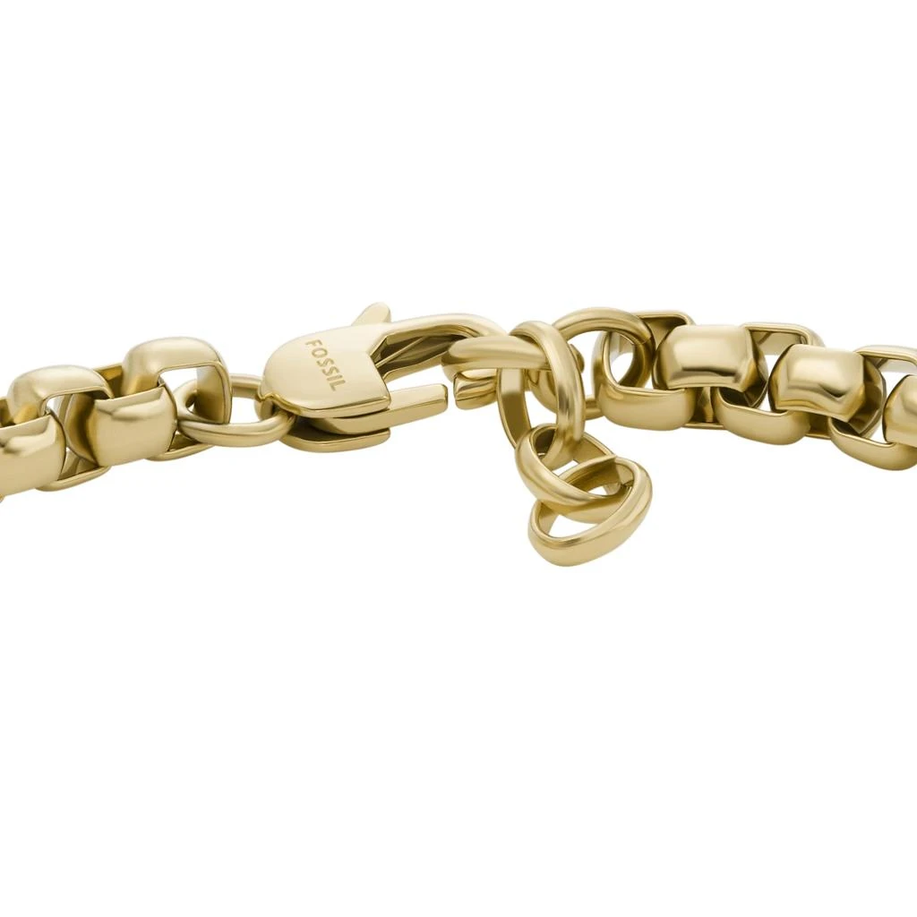 Fossil Men's Drew Gold-Tone Stainless Steel Chain Bracelet 3
