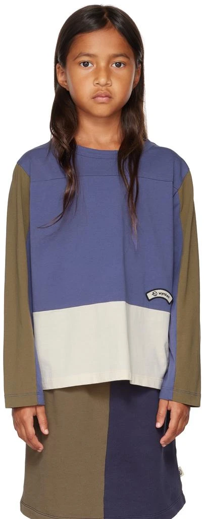 Wynken Kids Multicolor Tri-Line Long Sleeve T-Shirt 1