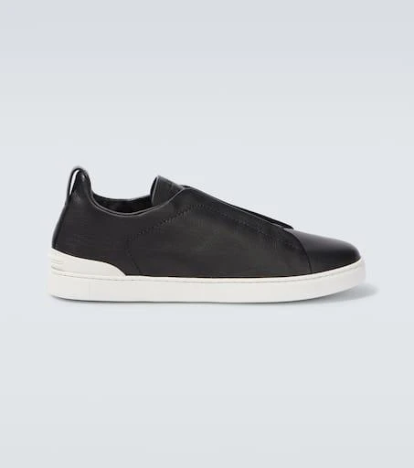 Zegna Triple Stitch leather sneakers 1