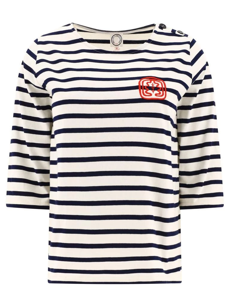 INES DE LA FRESSANGE Ines De La Fressange Striped Long Sleeve Top 1