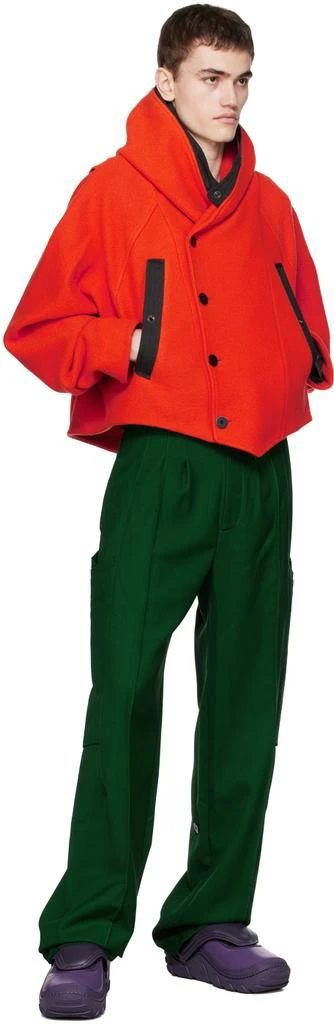 Kiko Kostadinov Green Megara Trousers 4