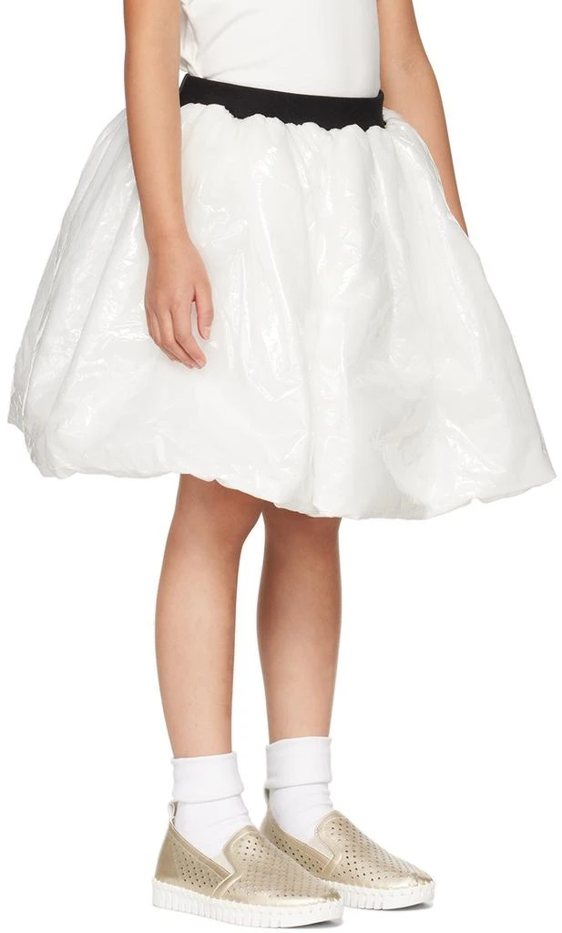 CRLNBSMNS Kids White Bubble Skirt 2