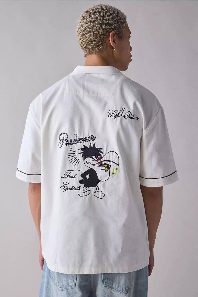 Pas de Mer Pas de Mer Fresh Cocktail Embroidered Button-Down Shirt 1