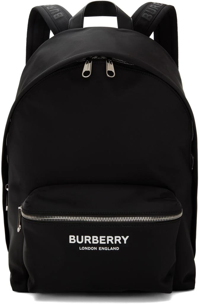 Burberry Black Nylon Backpack 1