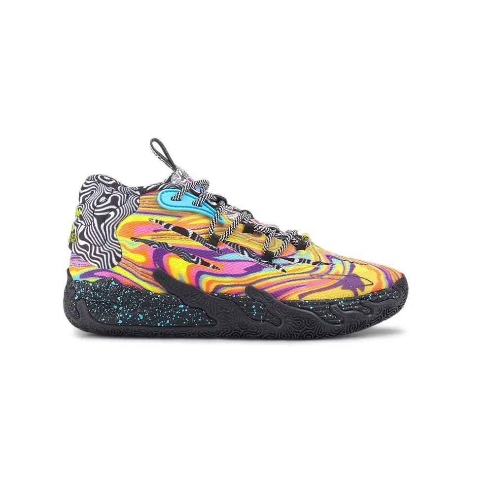 Puma MB.03 x Dexter's Lab Basketball Shoes (Big Kid) 2