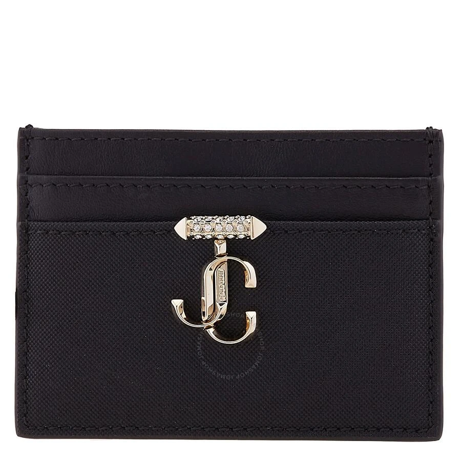 Jimmy Choo JC Emblem Leather Card Holder 1