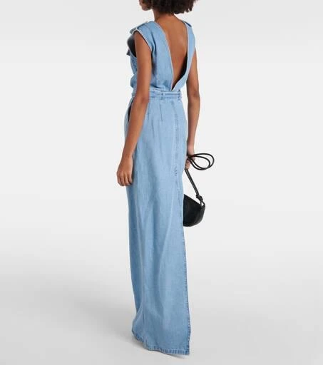 Dries Van Noten Denim maxi dress 3