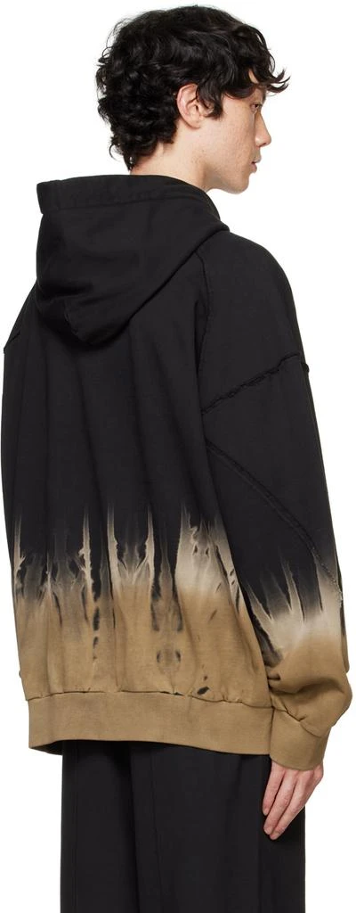 Feng Chen Wang Black & Khaki Tie-Dye Hoodie 3