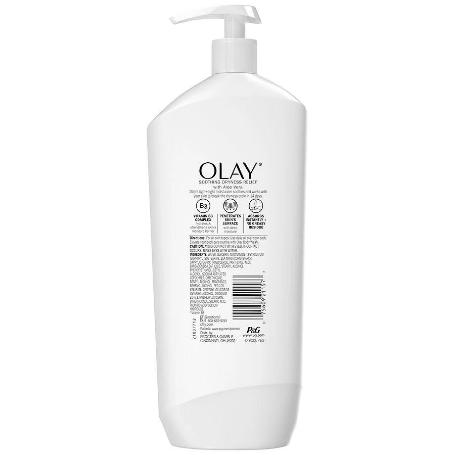 Olay Hand & Body Lotion Soothing Dryness Relief with Aloe Vera 3