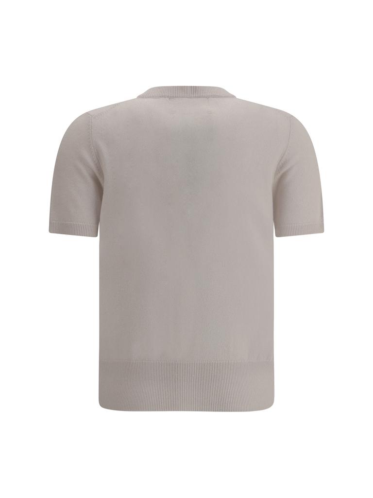 Extreme Cashmere Short-sleeve Cardigan