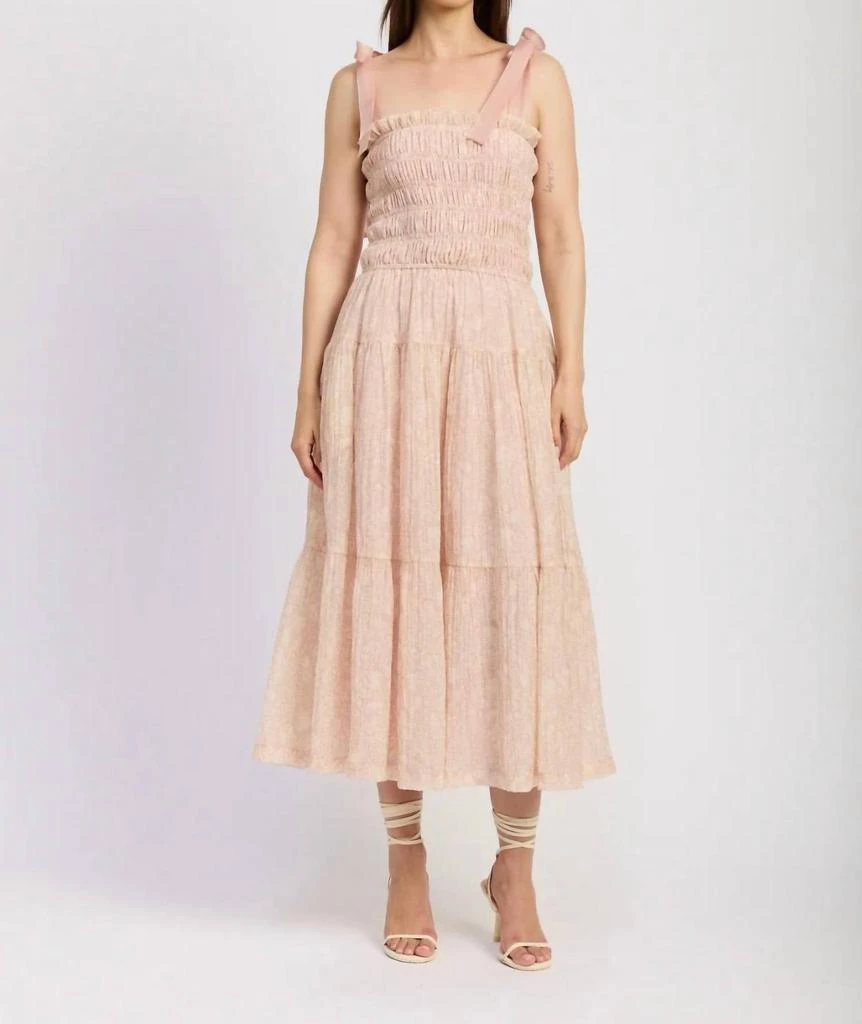 chinese dress ladies en Saison Knit Ribbed Maxi Dress main image 0
