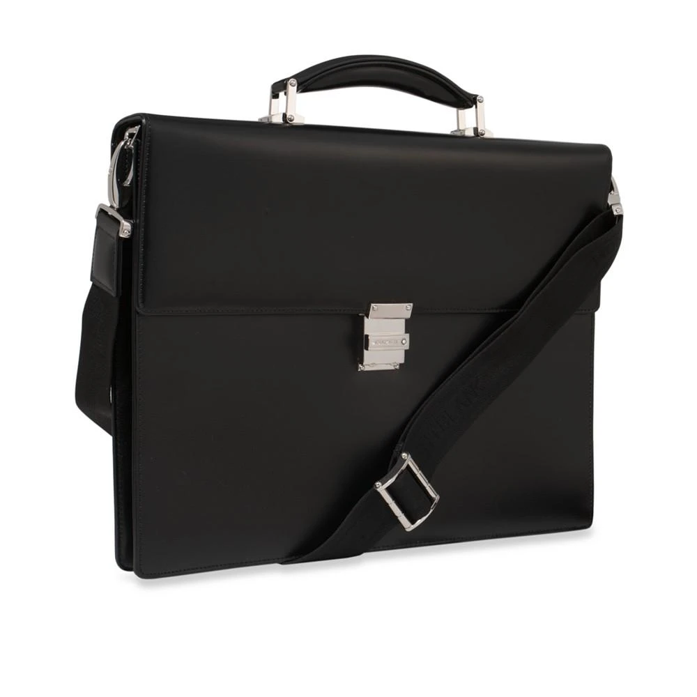 MontBlanc Meisterstück Black European Leather Briefcase Document Case 1