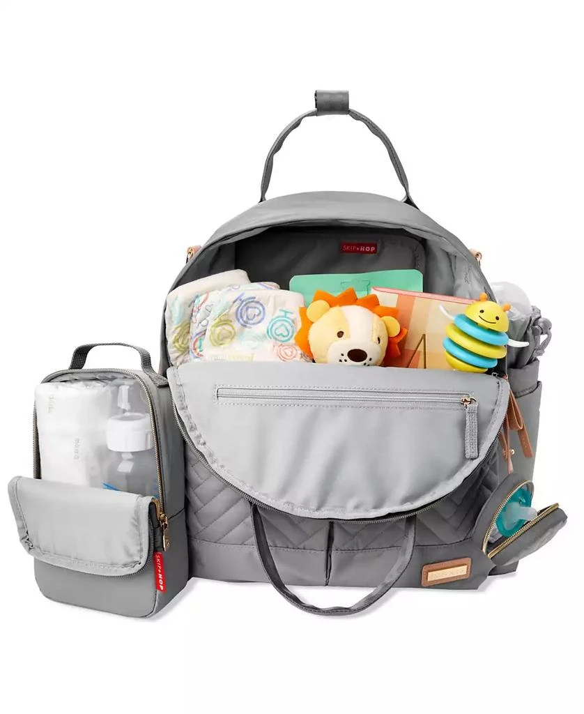 Skip Hop Suite Convertible Diaper Backpack, 6 Piece Set 4