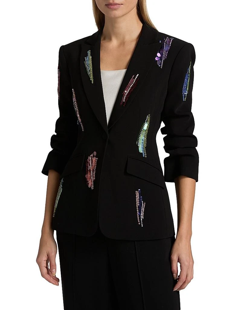 Cinq à Sept Cheyenne Sequined Whirl Blazer 3