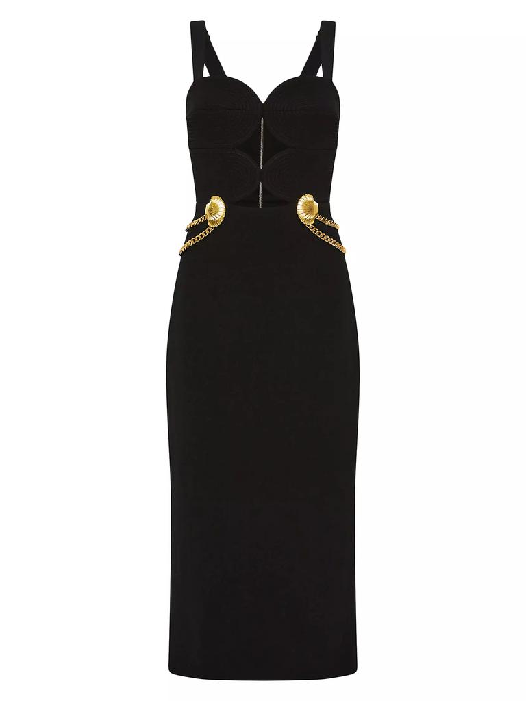 Rebecca Vallance Chelsea Chain Midi-Dress