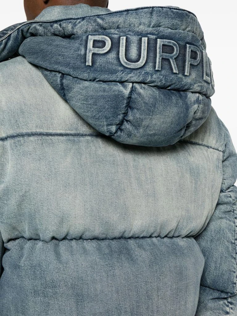 Purple Brand DENIM PUFFER JACKET 3