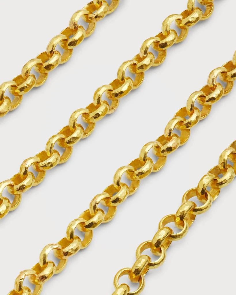 Elizabeth Locke 19K Tiny Link Necklace, 21"L 3