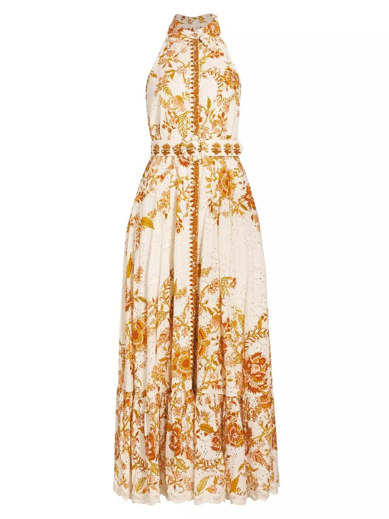 Hemant & Nandita Belted Floral Shirtdress 1