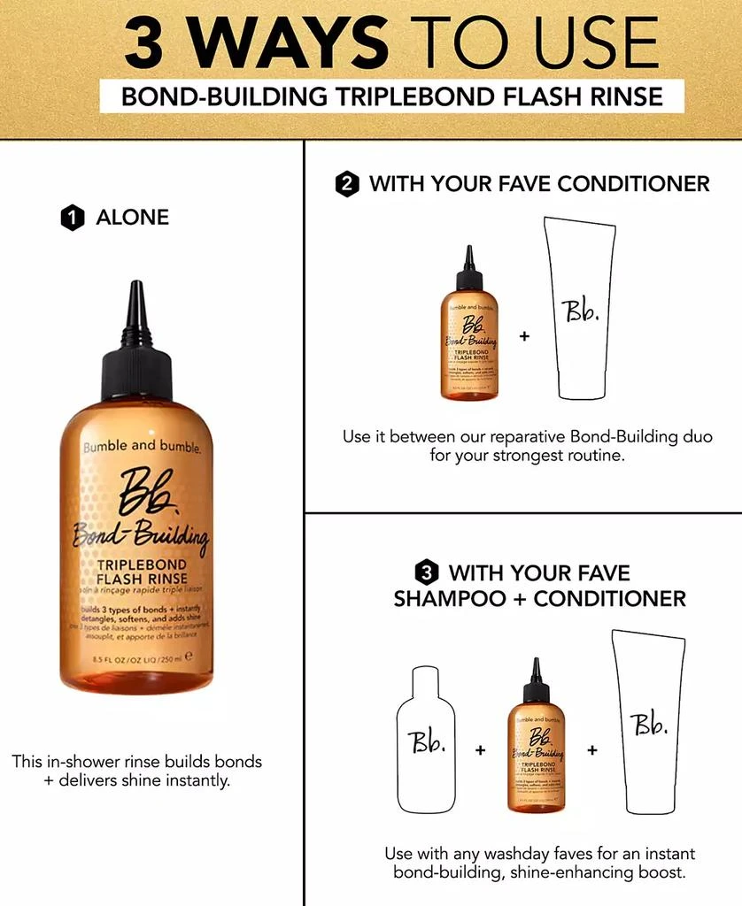bumble&bumble Mini Bond-Building TripleBond Flash Rinse For Damaged Hair 7