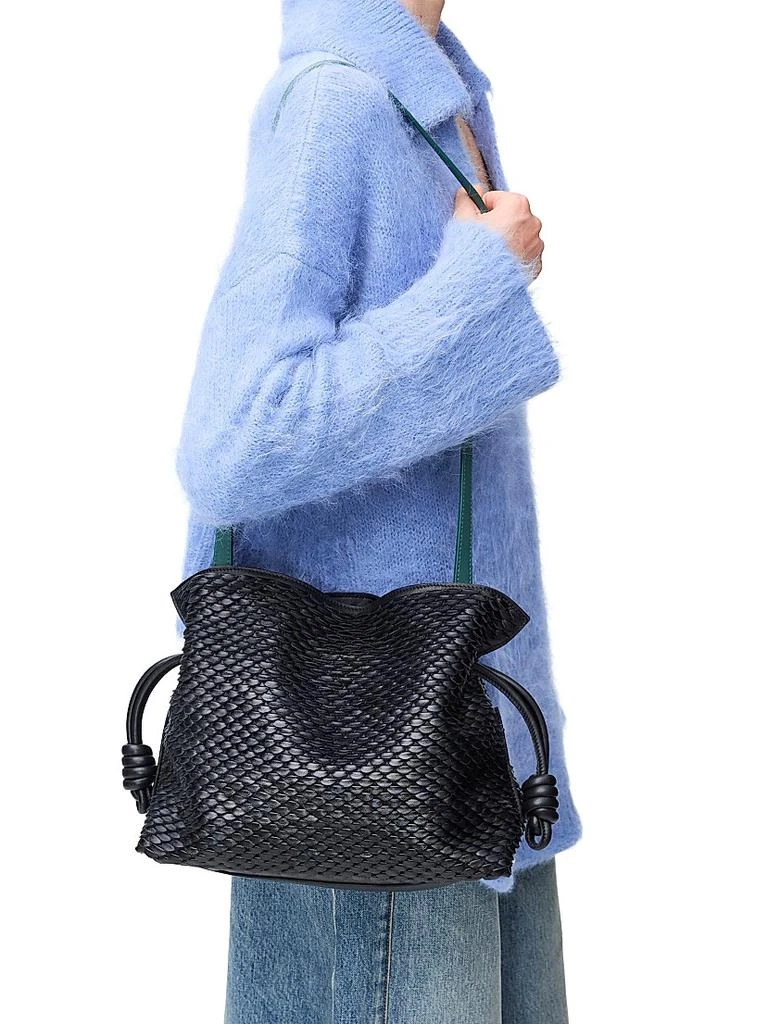 Loewe Flamenco Scales Leather Clutch 2