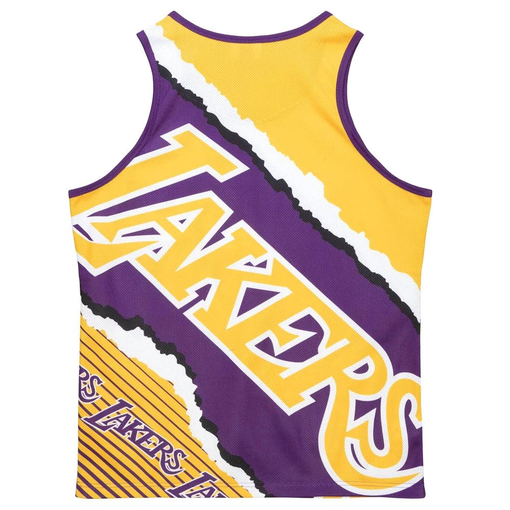 Mitchell & Ness LA Lakers Jumbotron 2 Sublimated Crew Neck Tank Top 2