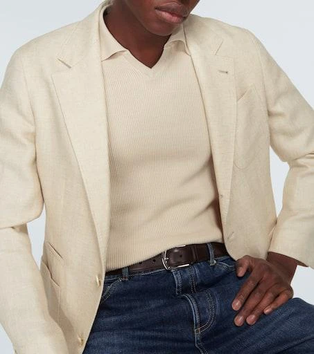 Brunello Cucinelli Linen, wool, and silk jacket 5