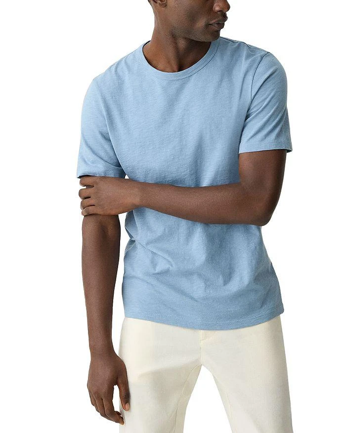 Theory Essential Tee in Cosmos Slub Cotton 3