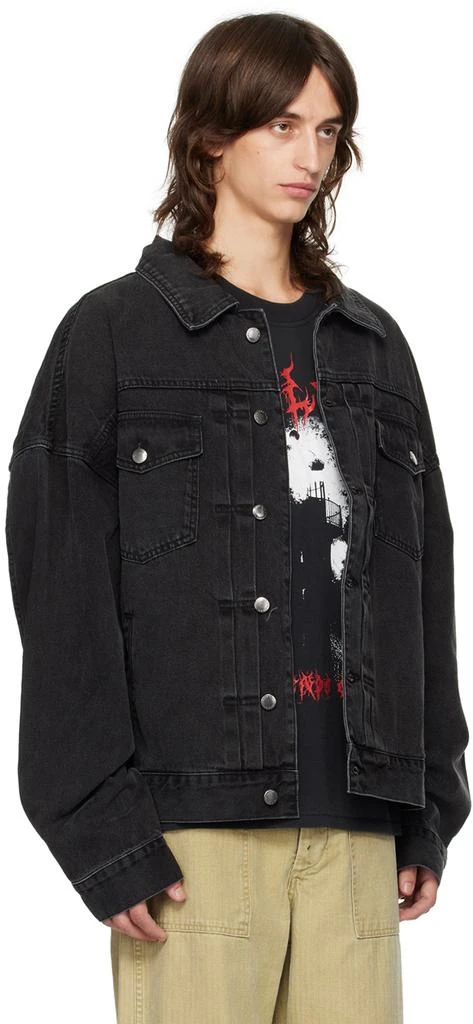 Stolen Girlfriends Club Black Dust & Grit Denim Jacket 4