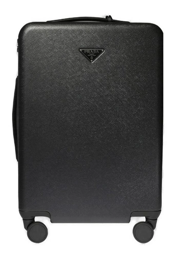 Prada Prada Triangle-Logo Zipped Suitcase 1
