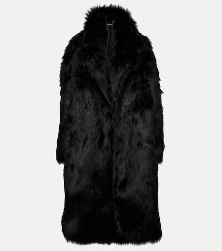 Costarellos Margot faux fur coat 1