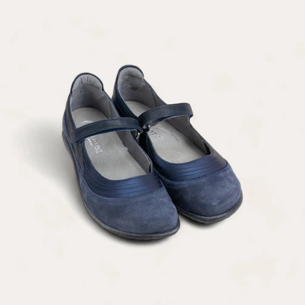 Naot Women's Kirei Mary Jane Shoes - Medium In Polar Sea/midnight Blue 5