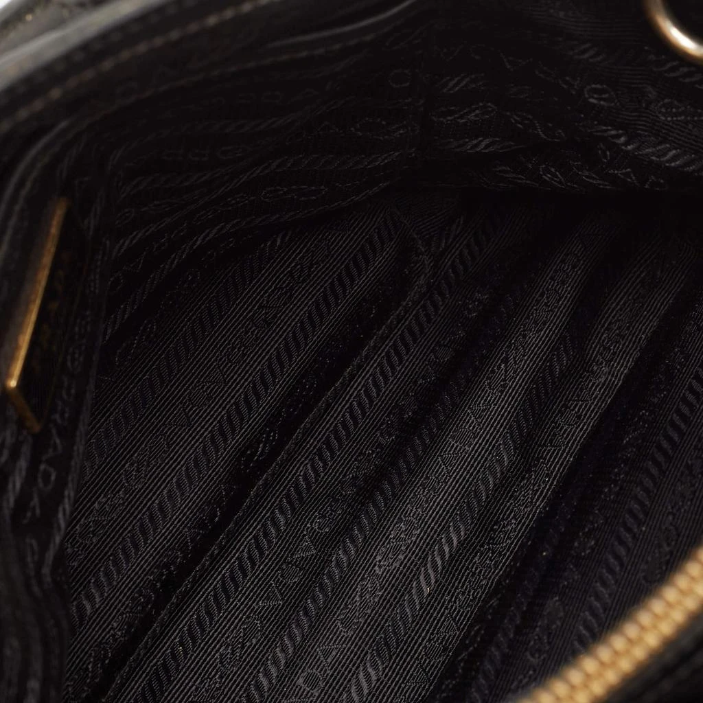 Prada Prada Black Nylon and Leather Top Handle Bag 9