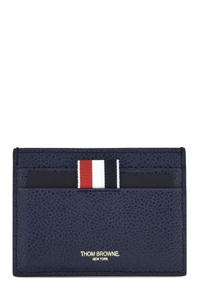 カードケース・名刺入れ Thom Browne LOGO CARDS HOLDER Pebble Grain 4-Bar Single Card Holder | Thom Browne