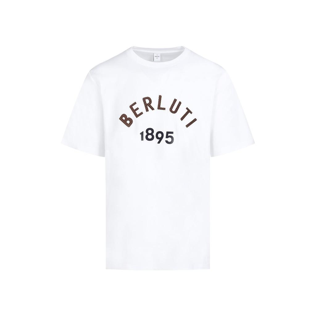 Berluti Berluti Logo Printed Crewneck T-Shirt