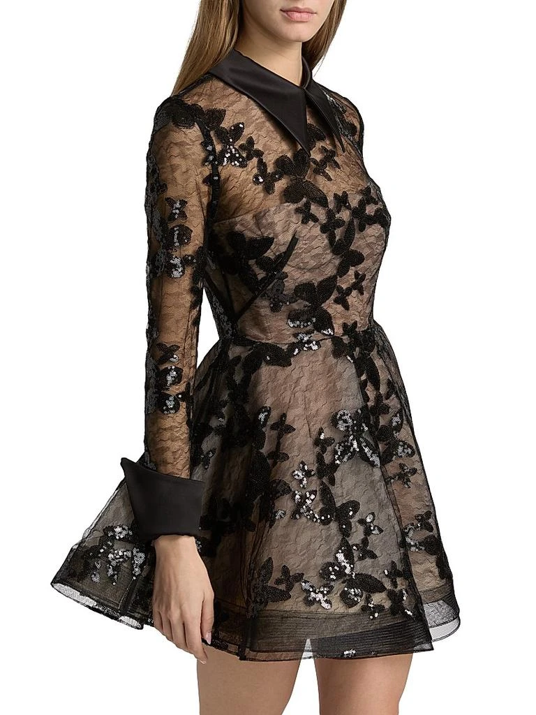 BRONX AND BANCO Maraya Jasmine Sequin Lace Minidress 4