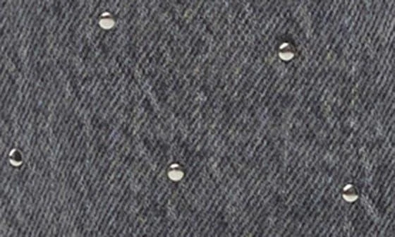 VERO MODA Tessa High Waisted Studded Wide Leg Jeans 6