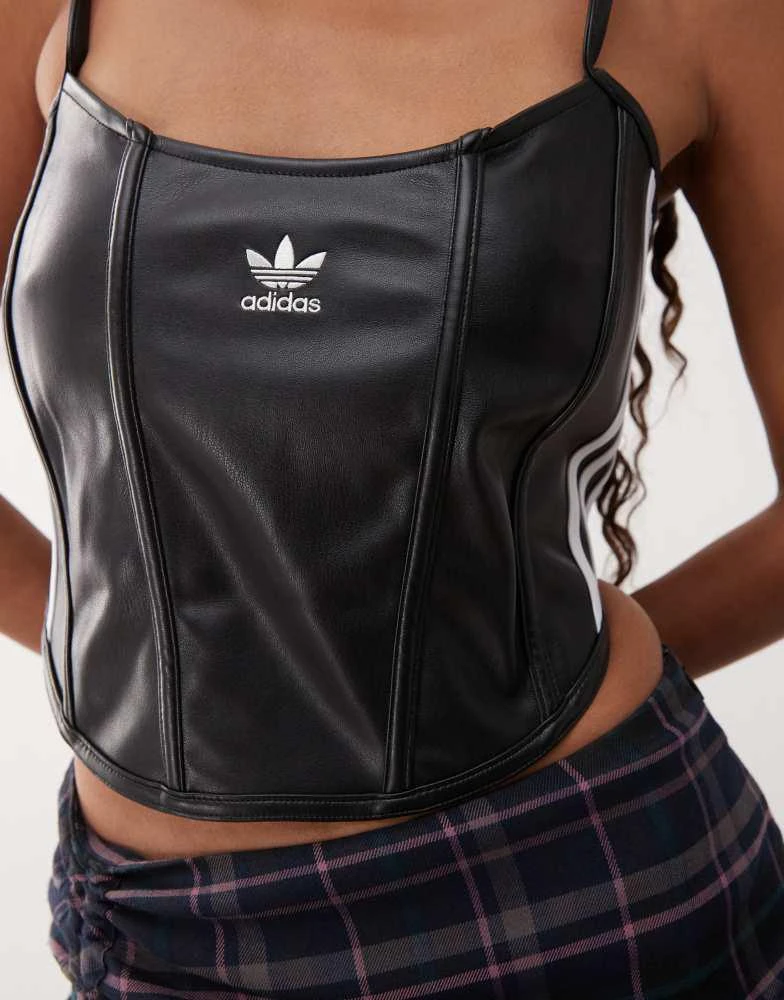 Adidas adidas Originals Firebird corset in black 3
