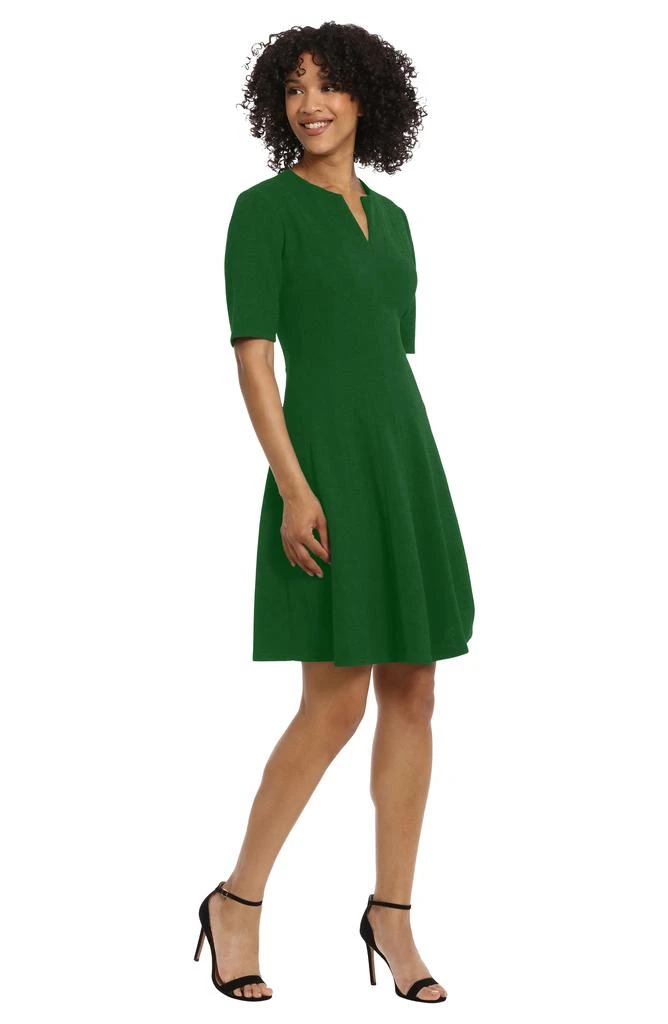 Maggy London Elbow-Length Sleeve Fit & Flare Dress 4