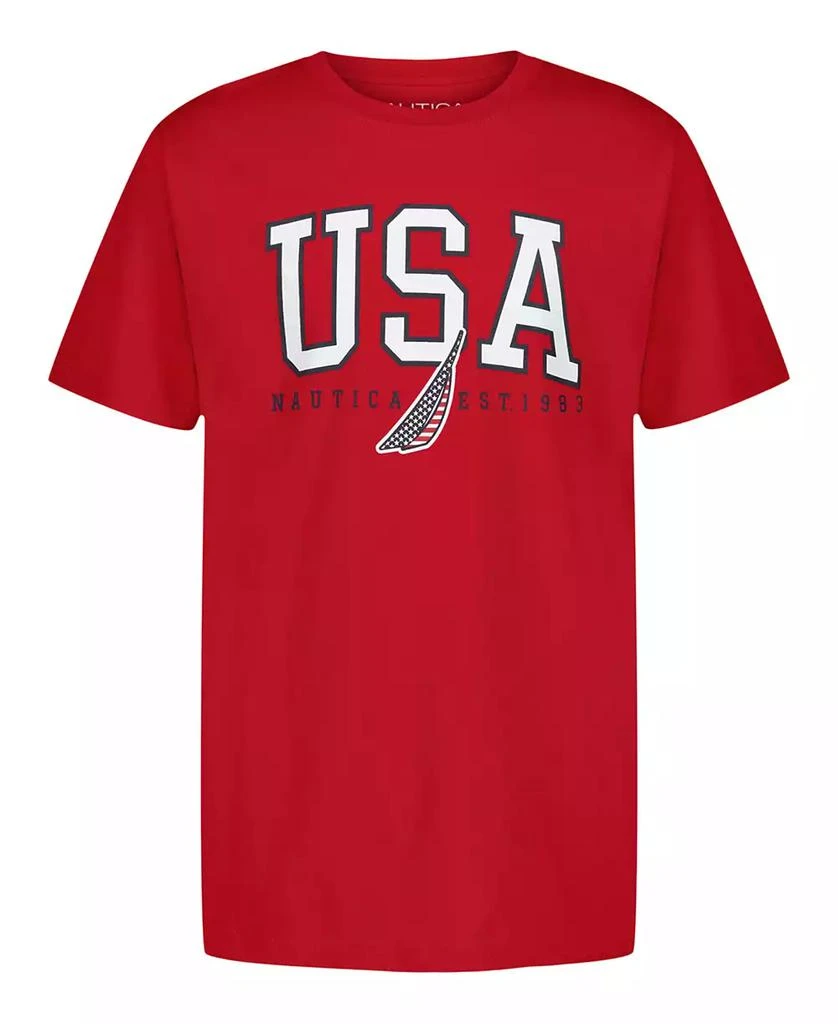 Nautica Big Boys USA Short Sleeve T-Shirt 1