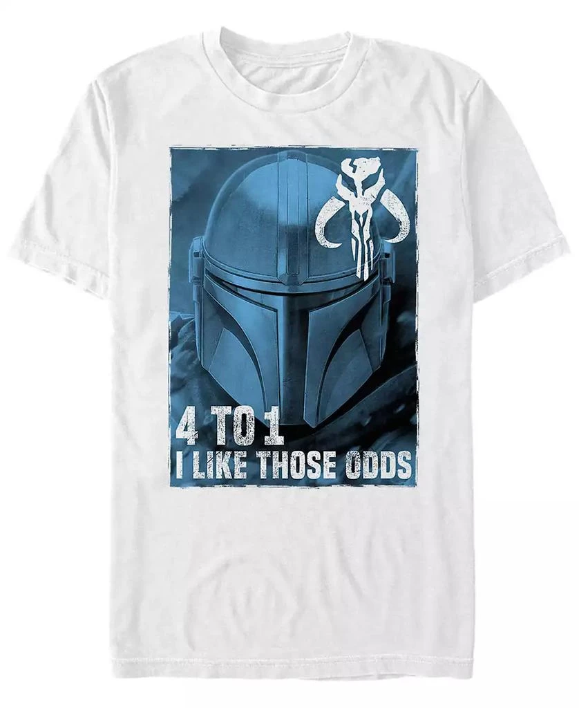 FIFTH SUN Star Wars The Mandalorian I Like Those Odds Short Sleeve Men's T-shirt 1