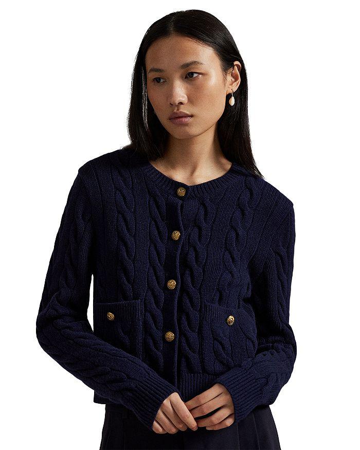 Ralph Lauren Cable Wool Cashmere Cardigan
