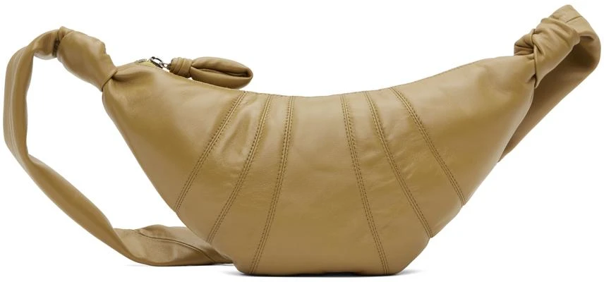 LEMAIRE Tan Small Croissant Bag 1