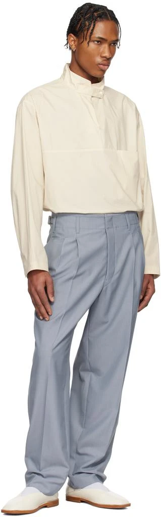 Lemaire Gray Pleated Trousers 4